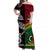 Polynesian Matching Hawaiian Shirt and Dress Vanuatu New Zealand Together Red LT8 - Polynesian Pride