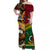 Vanuatu And Australia Off Shoulder Long Dress Together LT8 - Polynesian Pride