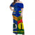 Vanuatu Tafea Province and Kanaky New Caledonia Off Shoulder Long Dress Together LT8 - Polynesian Pride