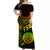 FSM Off Shoulder Long Dress Happy Independence Day Original Vibes - Reggae LT8 - Polynesian Pride