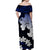 Samoa Off Shoulder Long Dress No.5 LT6 - Polynesian Pride