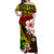 Hawaii Ukulele Off Shoulder Long Dress Style No.2 LT6 Long Dress Art - Polynesian Pride