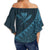 Hawaii Turtle Kanaka Polynesian Off Shoulder Waist Wrap Top - Sky Style - AH - Polynesian Pride