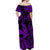Hawaii Angry Shark Polynesian Matching Dress and Hawaiian Shirt Matching Couples Outfit Unique Style Purple LT8 - Polynesian Pride