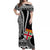 Custom Polynesian Matching Hawaiian Shirt and Dress Fiji Masi Tapa Patterns Black Style LT6 - Polynesian Pride