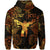 Custom Ophiuchus Zodiac Polynesian Zip Hoodie Unique Style Gold LT8 - Polynesian Pride