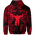 Custom Ophiuchus Zodiac Polynesian Hoodie Unique Style Red LT8 - Polynesian Pride