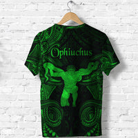 Ophiuchus Zodiac Polynesian T Shirt Unique Style Green LT8 - Polynesian Pride