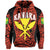 Polynesian Kanaka Maoli Hawaii Hoodie Orange Gel Style - Polynesian Pride