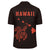 Kakau Polynesian Turtle Map Hawaii Shirt - Orange - Polynesian Pride