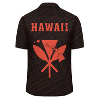 Kakau Polynesian Kanaka Map Hawaii Shirt - Orange - Polynesian Pride