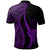 Hawaii Custom Polo Shirt Purple Polynesian Tentacle Tribal Pattern - Polynesian Pride