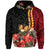 Papua New Guinea Hoodie Unique Bird With Tropical Vintage Plant LT9 Hoodie Black - Polynesian Pride