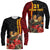 (Custom Personalised) Papua New Guinea Long Sleeve Shirt Unique Bird With Tropical Vintage Plant LT9 Unisex Black - Polynesian Pride