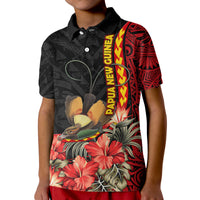 Custom Papua New Guinea Polo Shirt Unique Bird With Tropical Vintage Plant LT9 - Polynesian Pride
