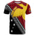 Custom Papua New Guinea Bird of Paradise with Polynesian Pattern T Shirt LT7 Unisex Red - Polynesian Pride
