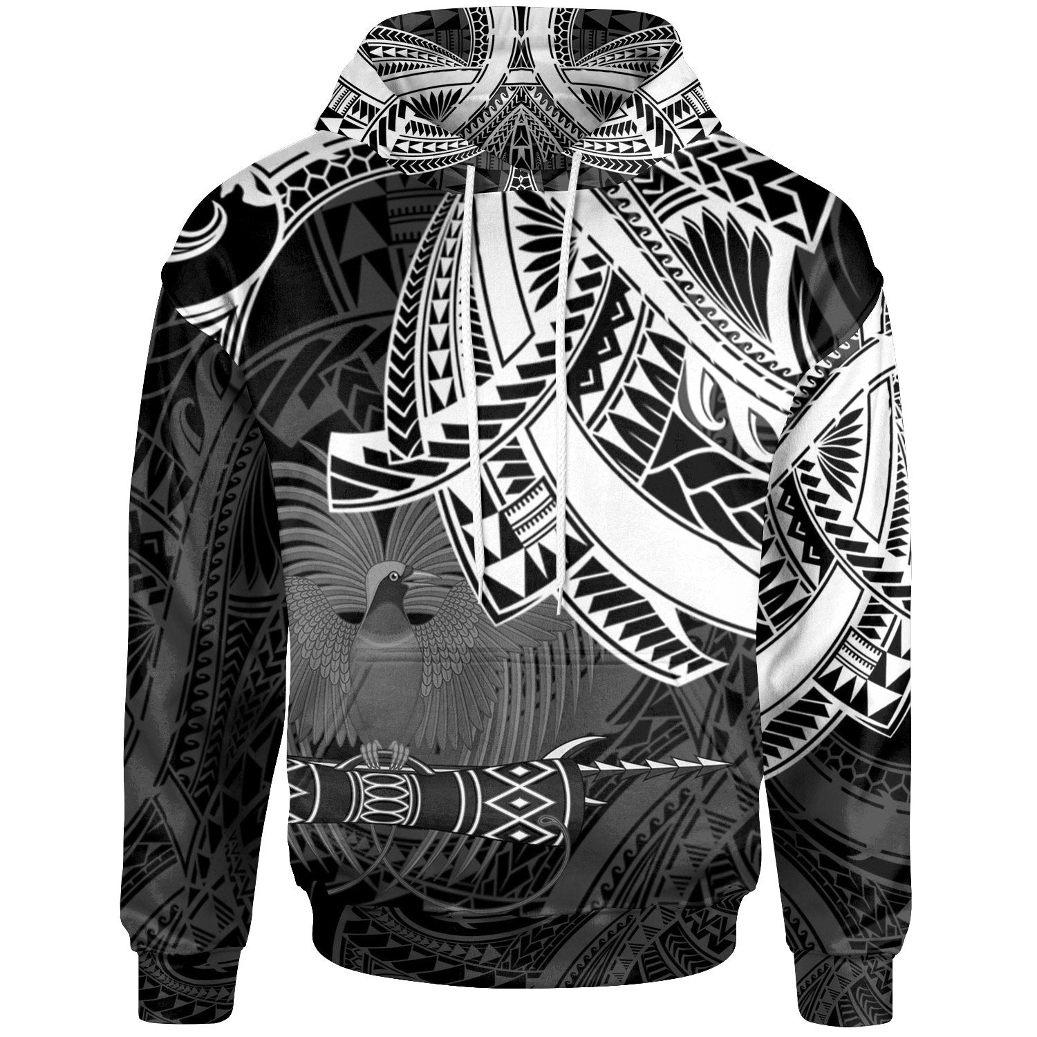 Papua New Guinea Hoodie Life Style Unisex Black - Polynesian Pride