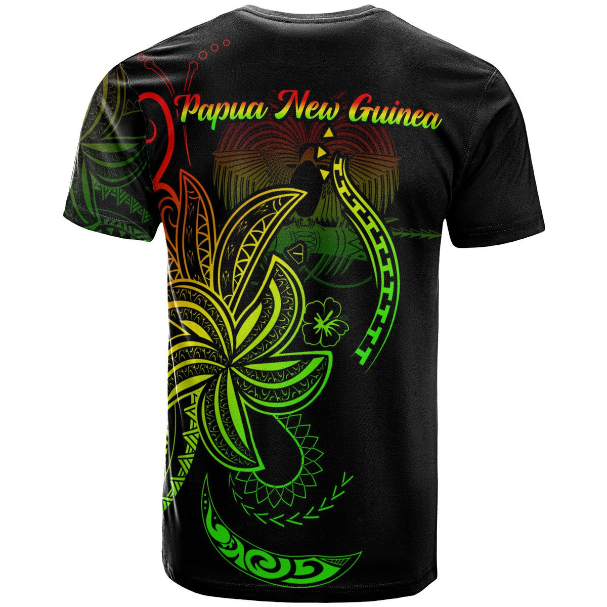 Papua New Guinea T Shirt Country Code With Seal - Polynesian Pride