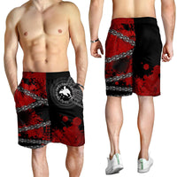 Papua New Guinea Polynesian Men's Shorts - Polynesian Chain Style - Polynesian Pride