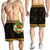 Papua New Guinea Men's Shorts - Polynesian Gold Patterns Collection - Polynesian Pride