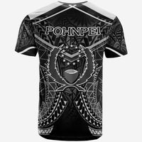Pohnpei T Shirt Pohnpei Seal With White Line Style - Polynesian Pride