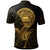 American Samoa Polo Shirt Octopus Style Gold Color - Polynesian Pride
