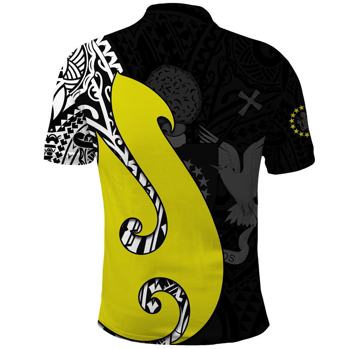 Custom Cook Islands Polo Shirt Matau Polynesian Simple Fish Hook LT13 - Polynesian Pride