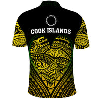 Cook Islands Pattern Polo Shirt Always In My Heart LT13 - Polynesian Pride