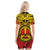 Marquesas Islands Polo Dress Mata Tiki Polynesian Pattern LT13 - Polynesian Pride