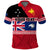 Custom Papua New Guinea New Zealand Polo Shirt Polynesian PNG and NZ LT13 Unisex Red - Polynesian Pride