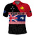 Custom Papua New Guinea New Zealand Polo Shirt Maori PNG and NZ LT13 Unisex Black - Polynesian Pride