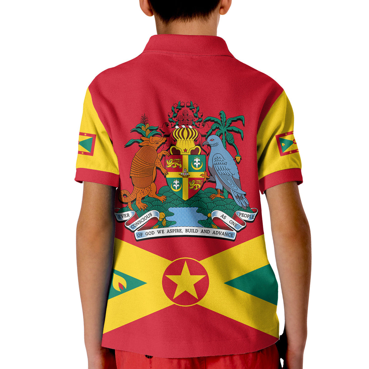 Custom Grenada Polo Shirt KID Keep Calm and Love Grenada LT13 - Polynesian Pride