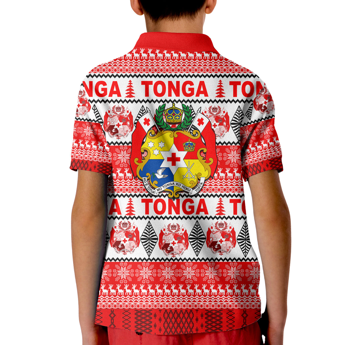Tonga Christmas Polo Shirt 2022 LT6 - Polynesian Pride