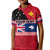 (Custom Personalised) Papua New Guinea and New Zealand Polo Shirt KID Polynesian PNG and NZ LT13 Unisex Red - Polynesian Pride