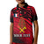 (Custom Personalised) Alo Chiefdom Wallis et Futuna Polo Shirt KID Polynesian Pattern and Flag LT13 Unisex Red - Polynesian Pride