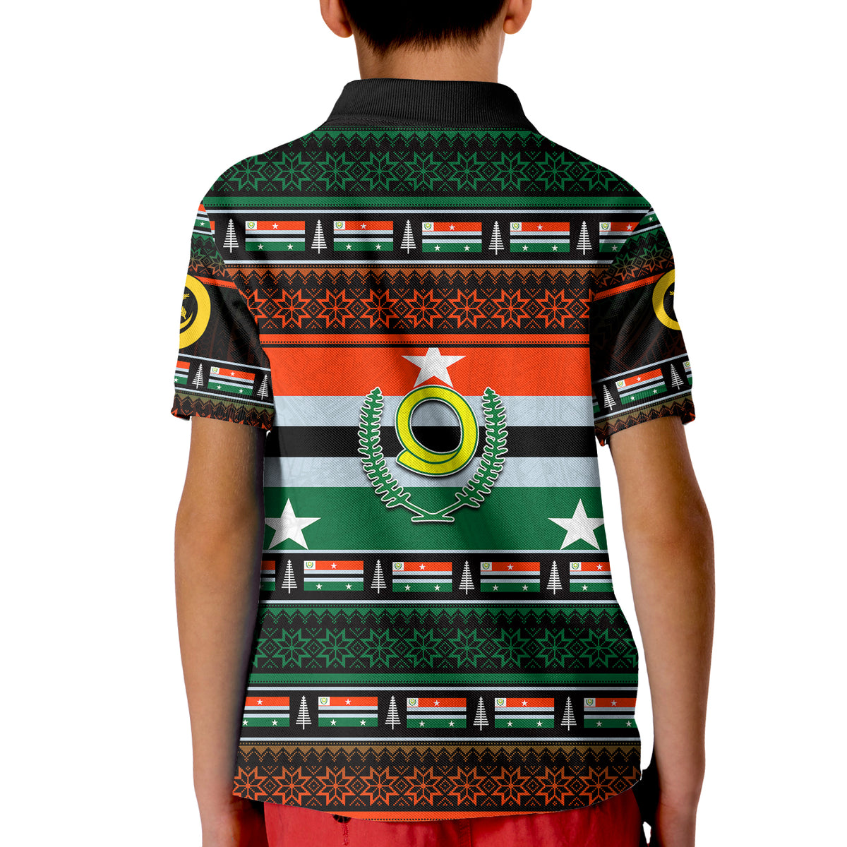 Penama Province Polo Shirt KID Of Vanuatu Christmas LT6 - Polynesian Pride