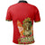 Hawaii All Over Polo Shirt Aloha Hawaii Tiki Statue(Red) - Polynesian Pride