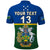 (Custom Text and Number) Solomon Islands National Day Polo Shirt Independence Day Tapa Pattern LT13 - Polynesian Pride