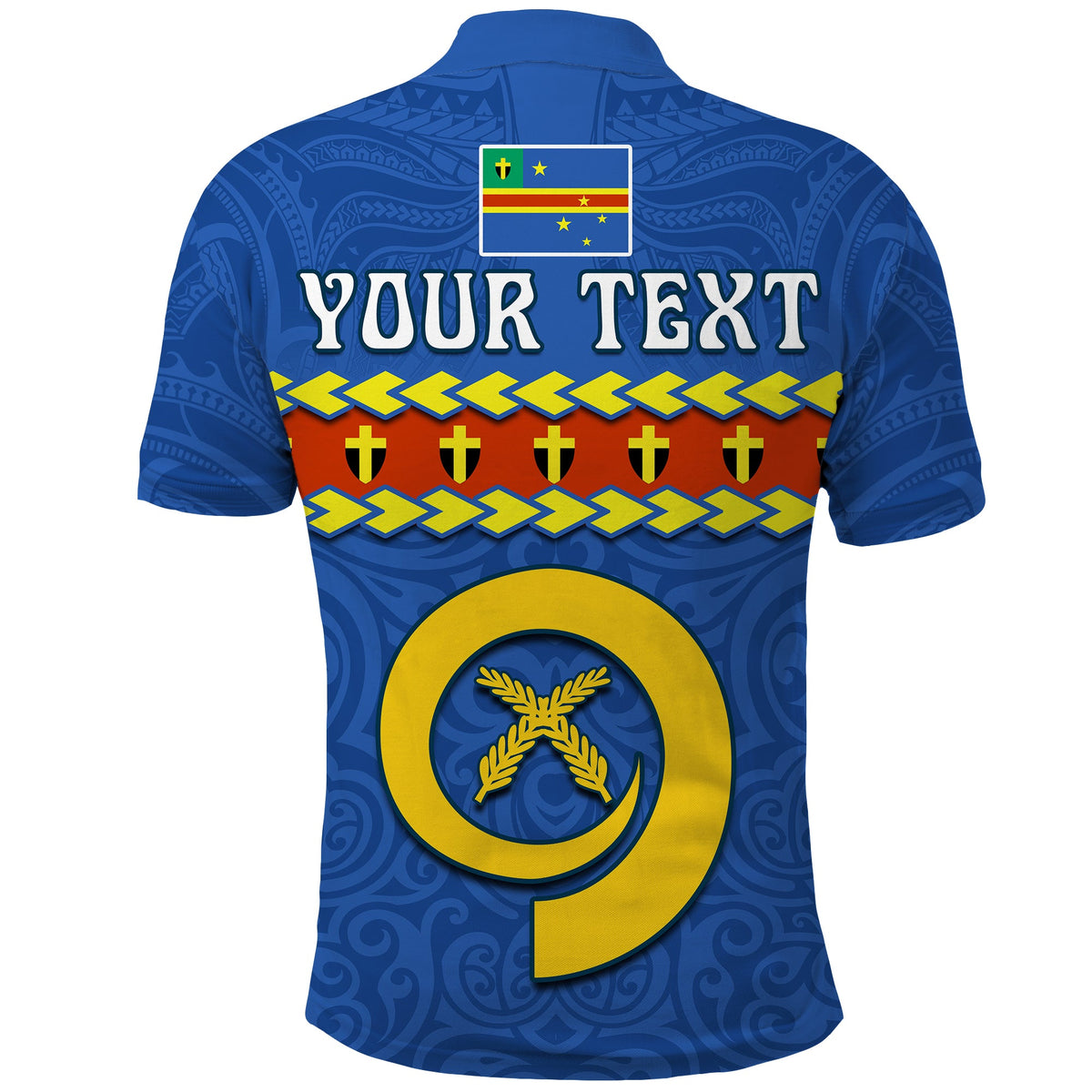 Custom Tafea Province Polo Shirt Vanuatu Pig Tusk Polynesian Flag Style LT14 - Polynesian Pride