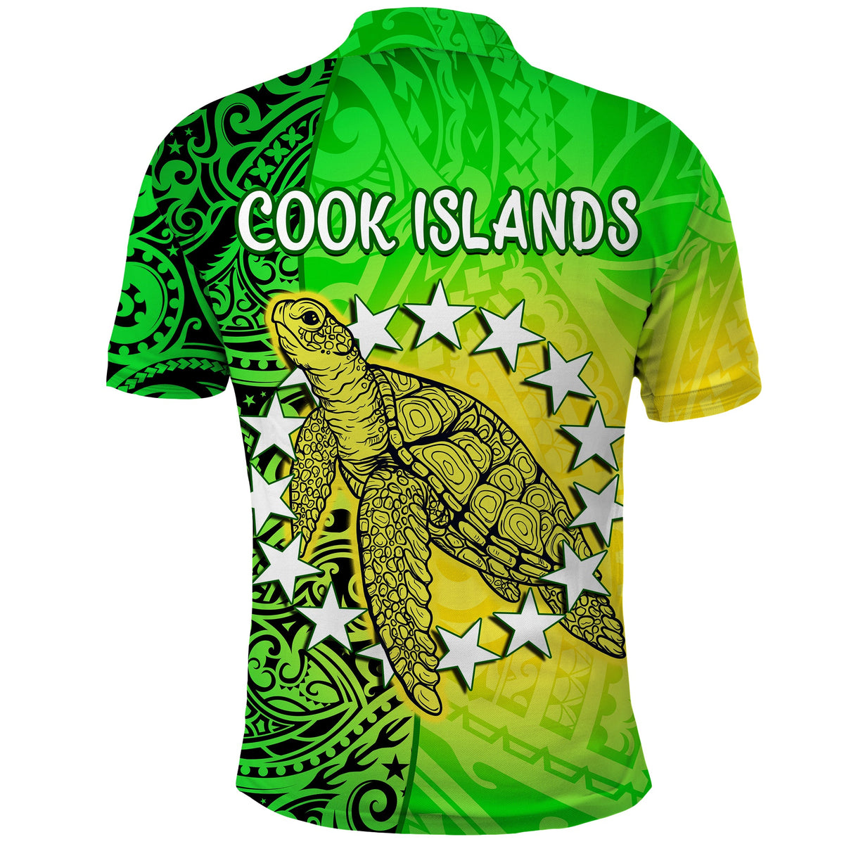 Cook Islands Polo Shirt Kuki Airani Coat Of Arms Turtle Polynesian LT14 - Polynesian Pride