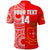 (Custom Text and Number) Kolisi Tonga High School Polo Shirt Class Of Year Tongan Ngatu Pattern LT14 - Polynesian Pride