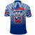 Samoa Rugby Polo Shirt Toa Samoa Polynesian Pacific Navy Version LT14 - Polynesian Pride