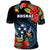 Kosrae State Polo Shirt FSM Hibiscus Flowers Mix Polynesian LT14 - Polynesian Pride