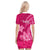 Breast Cancer Awareness Polo Dress Hibiscus Polynesian No One Fights Alone LT13 - Polynesian Pride