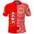 (Custom Text and Number) Kolisi Tonga High School Polo Shirt Class Of Year Tongan Ngatu Pattern LT14 - Polynesian Pride