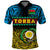 Torba Province Polo Shirt Vanuatu Pig Tusk Polynesian Flag Style LT14 Black - Polynesian Pride