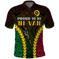 (Custom Text and Number) Vanuatu Indigenous Polo Shirt Proud To Be Ni Vanuatu Polynesian Pattern LT13 - Polynesian Pride