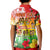 Custom Aloha Poly Fest Polo Shirt Polynesian Pattern With Tropical Flowers LT14 - Polynesian Pride