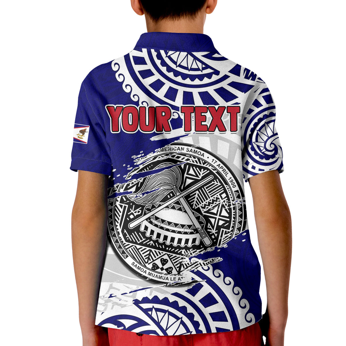 Custom American Samoa Polo Shirt Independence Day Polynesian Special Version LT14 - Polynesian Pride