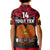 (Custom Text and Number) Papua New Guinea Rugby Polo Shirt PNG Kumuls Bird Of Paradise Black LT14 - Polynesian Pride
